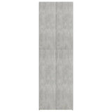 Kantoorkast 60x32x190 cm bewerkt hout betongrijs - AllerleiShop