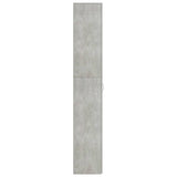 Kantoorkast 60x32x190 cm bewerkt hout betongrijs - AllerleiShop