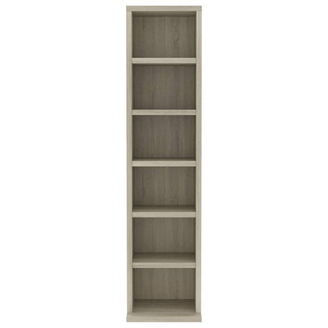 Cd-kast 21x20x88 cm bewerkt hout sonoma eikenkleurig - AllerleiShop