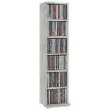 Cd-kast 21x20x88 cm bewerkt hout betongrijs - AllerleiShop