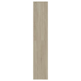 Schoenenkast 54x34x183 cm bewerkt hout sonoma eikenkleurig - AllerleiShop