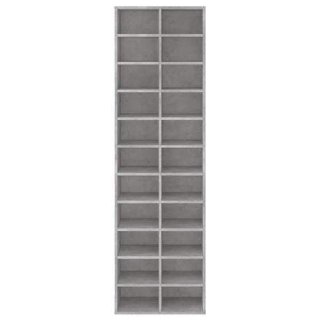 Schoenenkast 54x34x183 cm bewerkt hout betongrijs - AllerleiShop