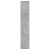 Schoenenkast 54x34x183 cm bewerkt hout betongrijs - AllerleiShop