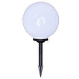 Tuinpadlampen 4 st met grondpin LED 30 cm