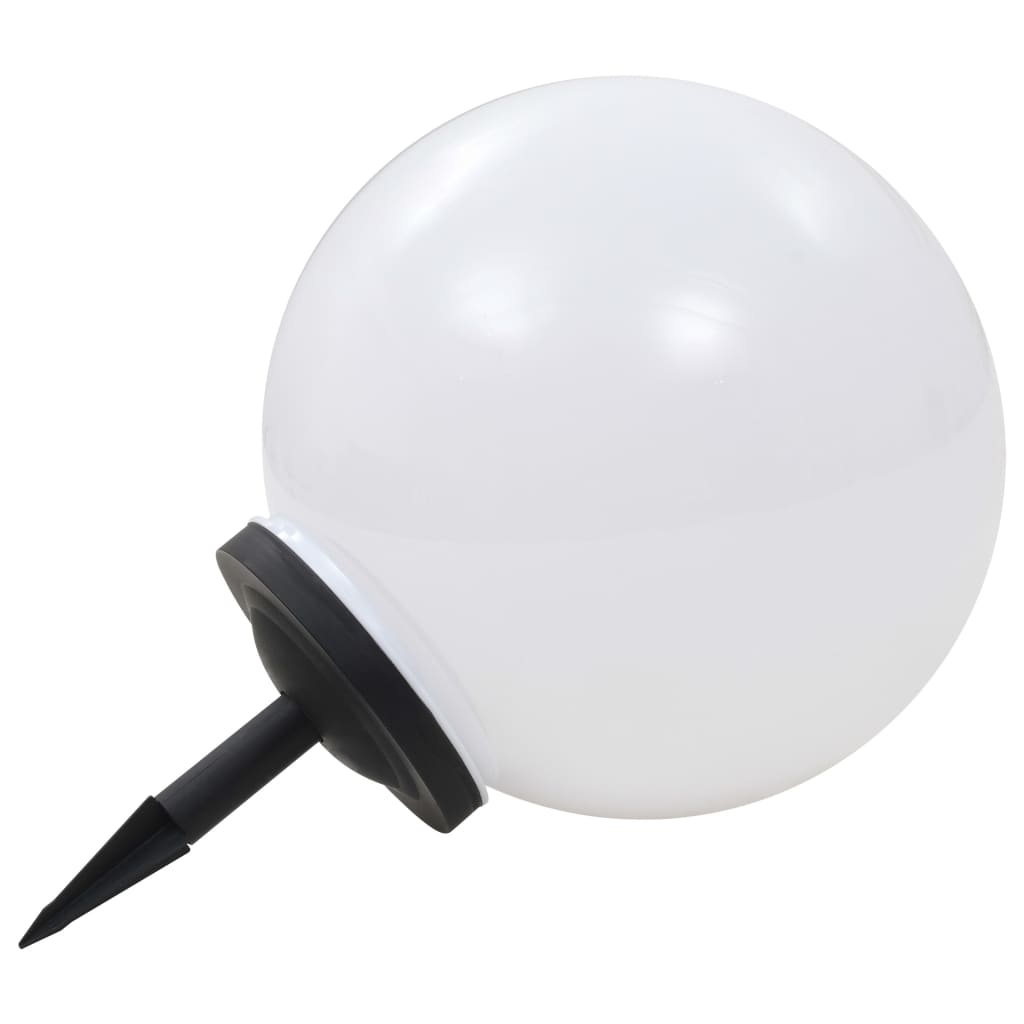 Solarlampen 2 st LED rond 40 cm RGB