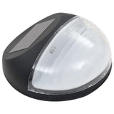 Solarwandlampen LED 24 st rond zwart