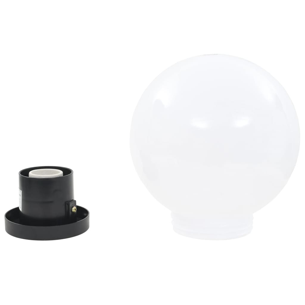 LED-bollampen 4 st rond 20 cm PMMA