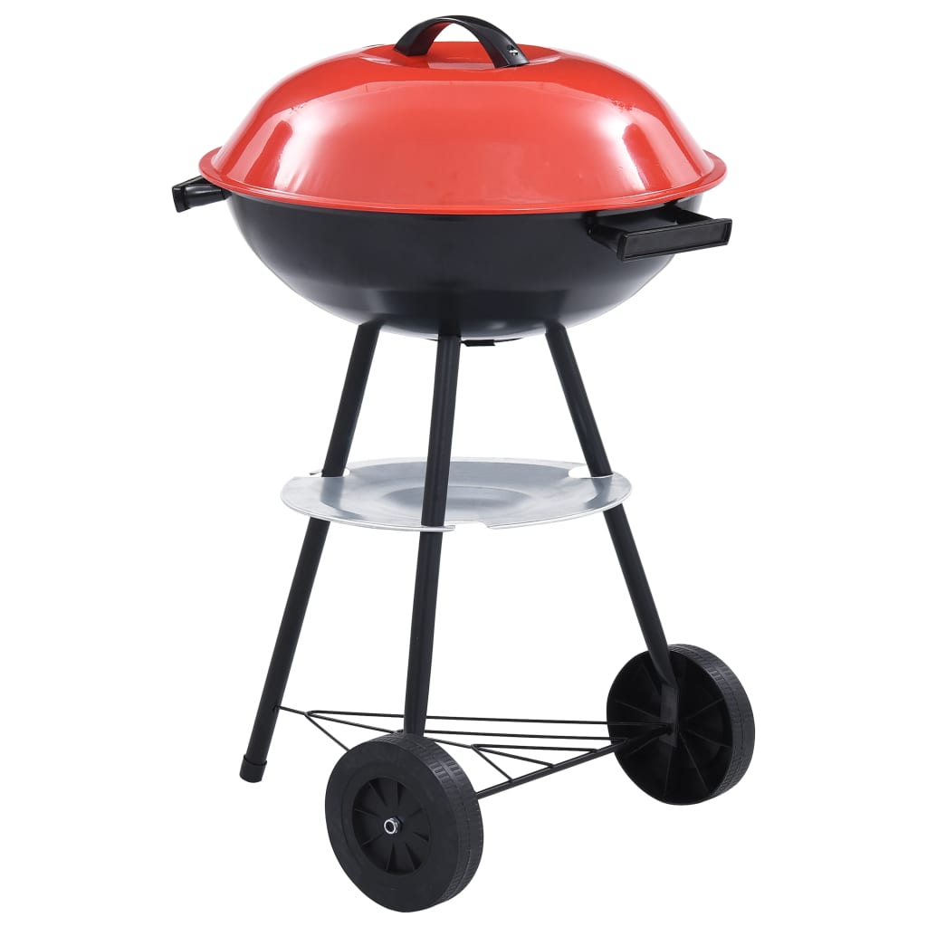 Kogelbarbecue houtskool met wieltjes XXL 44 cm - AllerleiShop