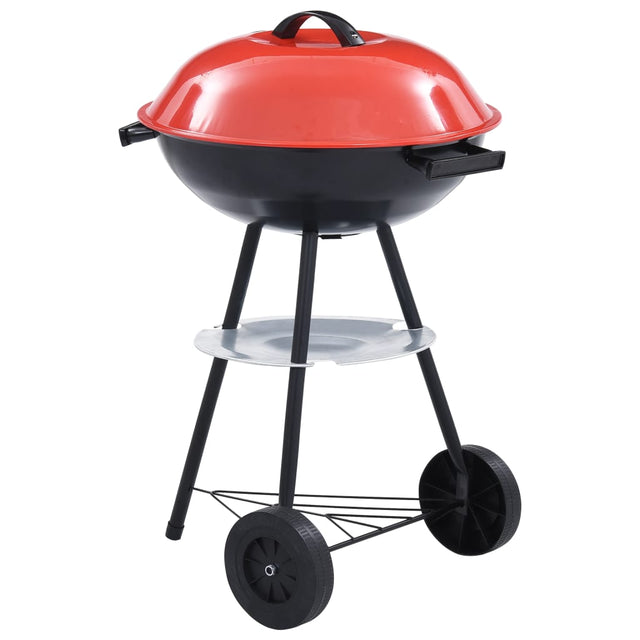 Kogelbarbecue houtskool met wieltjes XXL 44 cm - AllerleiShop