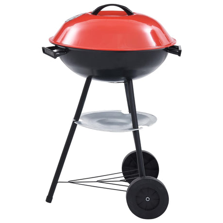 Kogelbarbecue houtskool met wieltjes XXL 44 cm - AllerleiShop