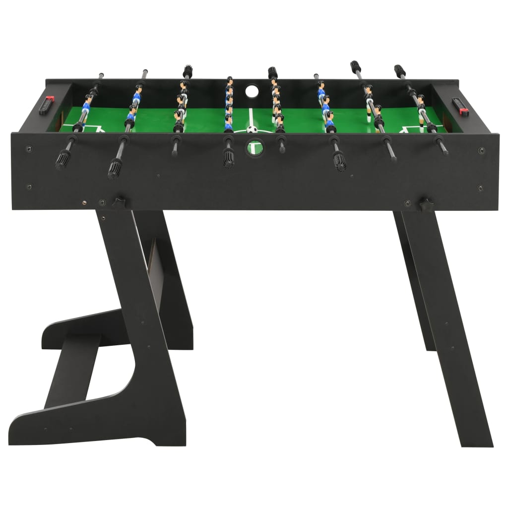 Voetbaltafel inklapbaar 121x61x80 cm zwart - AllerleiShop