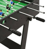 Voetbaltafel inklapbaar 121x61x80 cm zwart - AllerleiShop