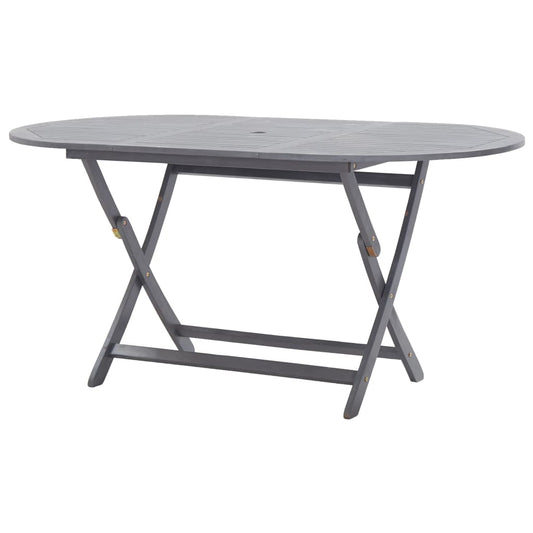 Tuintafel inklapbaar 160x85x75 cm massief acaciahout - AllerleiShop