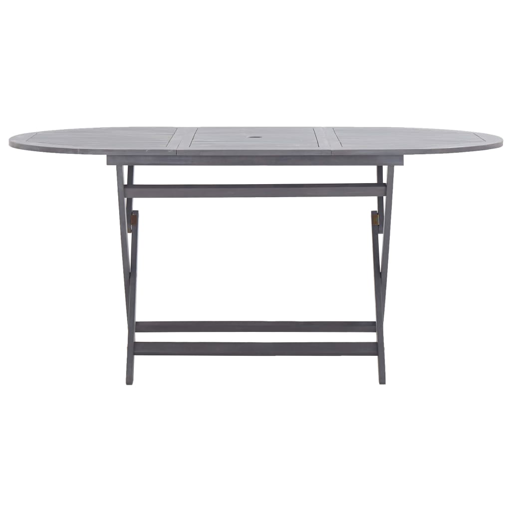 Tuintafel inklapbaar 160x85x75 cm massief acaciahout - AllerleiShop