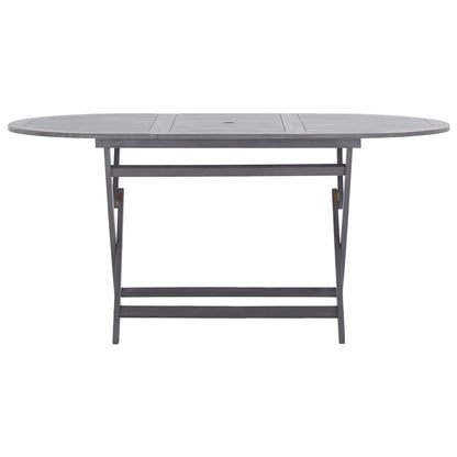 Tuintafel inklapbaar 160x85x75 cm massief acaciahout - AllerleiShop