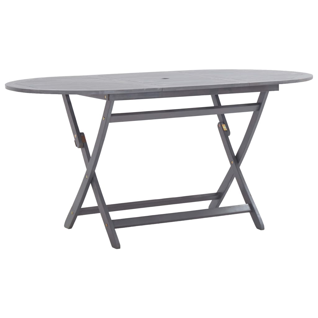 Tuintafel inklapbaar 160x85x75 cm massief acaciahout - AllerleiShop