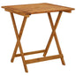 Tuintafel inklapbaar 70x70x75 cm massief acaciahout - AllerleiShop