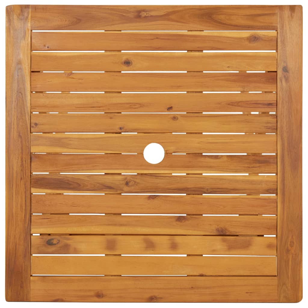 Tuintafel inklapbaar 70x70x75 cm massief acaciahout - AllerleiShop