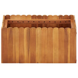 Plantenbak verhoogd 50x30x25 cm massief acaciahout - AllerleiShop