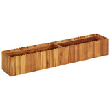 Plantenbak verhoogd 150x30x25 cm massief acaciahout - AllerleiShop