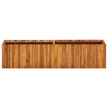 Plantenbak verhoogd 200x30x50 cm massief acaciahout - AllerleiShop