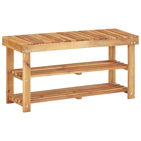 Schoenenrek 90x32x46 cm massief acaciahout - AllerleiShop