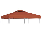Prieeldak 2-laags 310 g/m² 3x3 m terracottakleurig - AllerleiShop