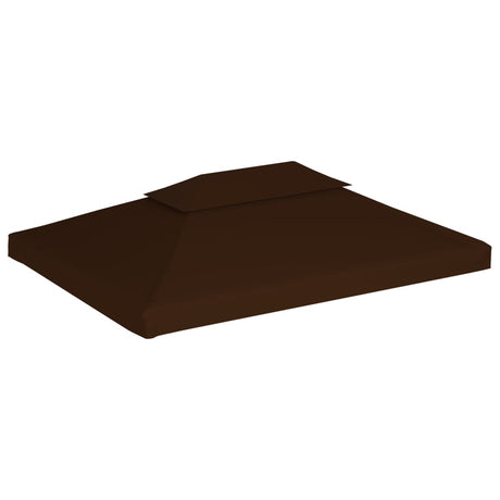 Prieeldak 2-laags 310 g/m² 4x3 m bruin - AllerleiShop
