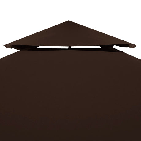 Prieeldak 2-laags 310 g/m² 4x3 m bruin - AllerleiShop