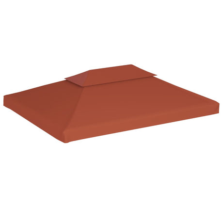 Prieeldak 2-laags 310 g/m² 4x3 m terracottakleurig - AllerleiShop