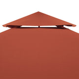 Prieeldak 2-laags 310 g/m² 4x3 m terracottakleurig - AllerleiShop
