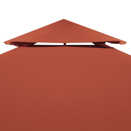 Prieeldak 2-laags 310 g/m² 4x3 m terracottakleurig - AllerleiShop