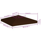 Prieeldak 310 g/m² 3x3 m bruin - AllerleiShop