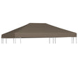 Prieeldak 310 g/m² 3x4 m taupe - AllerleiShop