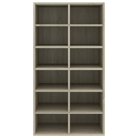 Schoenenrek 54x34x100,5 cm bewerkt hout sonoma eikenkleurig - AllerleiShop