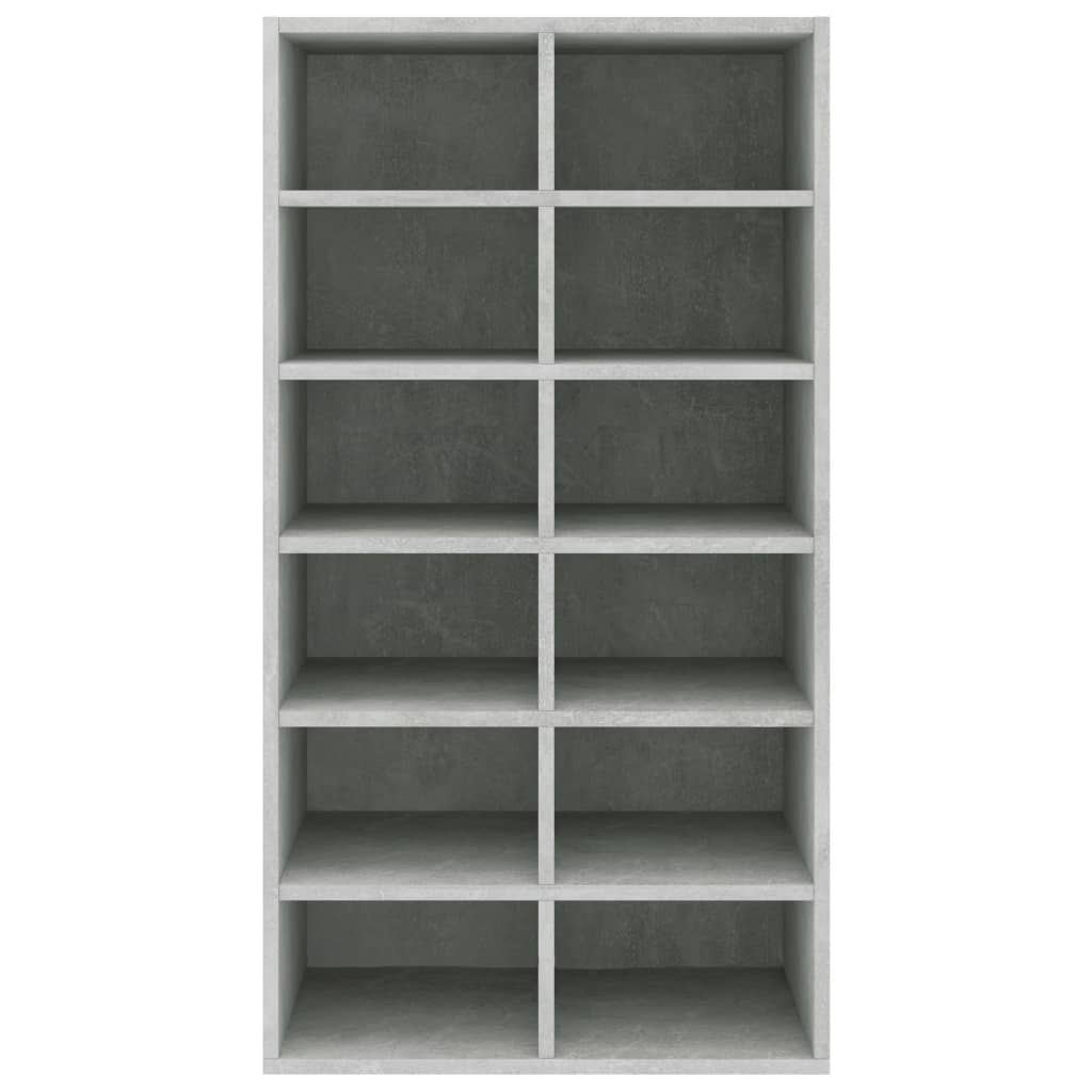 Schoenenrek 54x34x100,5 cm bewerkt hout betongrijs - AllerleiShop