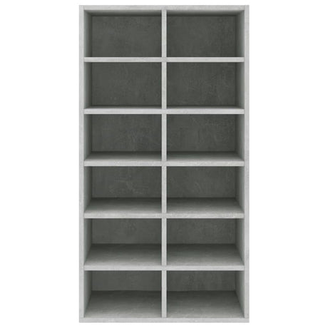 Schoenenrek 54x34x100,5 cm bewerkt hout betongrijs - AllerleiShop