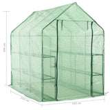 Inloopkas met 12 schappen 143x214x196 cm staal - AllerleiShop