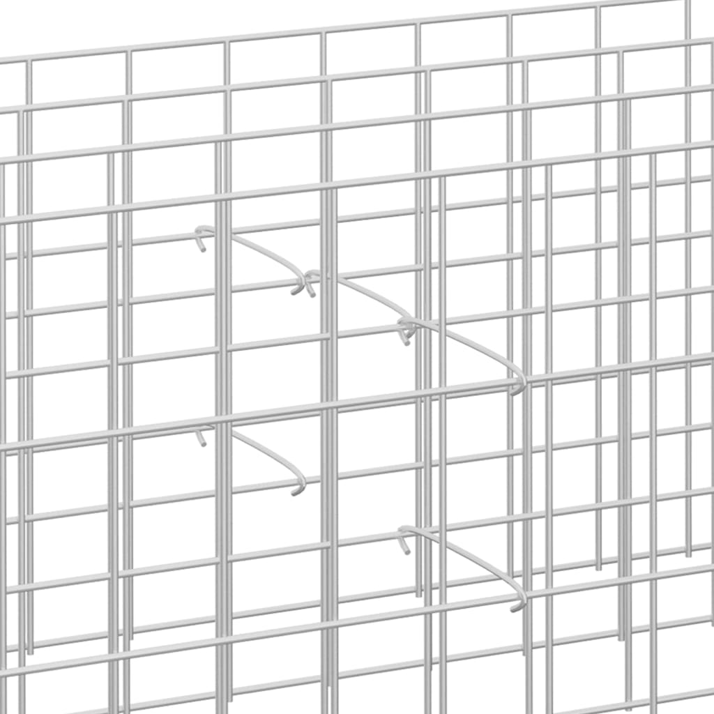 Gabionhaken 100 st 40 cm gegalvaniseerd staal