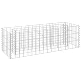 Gabion plantenbak verhoogd 90x30x30 cm gegalvaniseerd staal