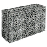 Gabion plantenbak verhoogd 90x30x60 cm gegalvaniseerd staal