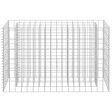 Gabion plantenbak verhoogd 90x30x60 cm gegalvaniseerd staal