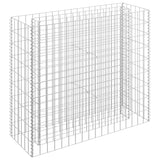 Gabion plantenbak verhoogd 90x30x90 cm gegalvaniseerd staal