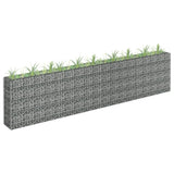 Gabion plantenbak verhoogd 360x30x90 cm gegalvaniseerd staal