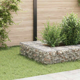 Gabion plantenbak verhoogd kubus 30x30x30 cm staaldraad