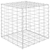 Gabion plantenbak verhoogd kubus 50x50x50 cm staaldraad