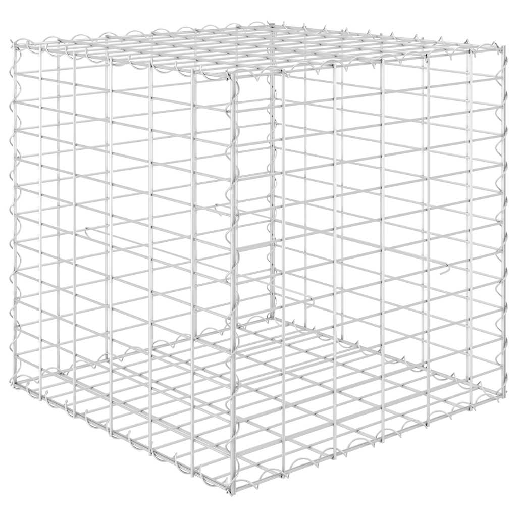 Gabion plantenbak verhoogd kubus 60x60x60 cm staaldraad