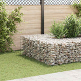 Gabion plantenbak verhoogd kubus 60x60x60 cm staaldraad