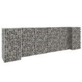 Gabion plantenbak H-vormig 260x40x80 cm staaldraad