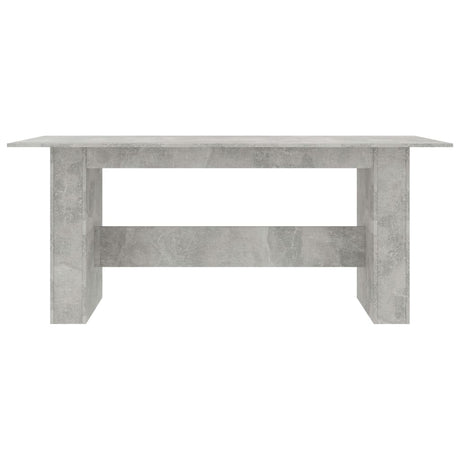 Eettafel 180x90x76 cm bewerkt hout betongrijs - AllerleiShop